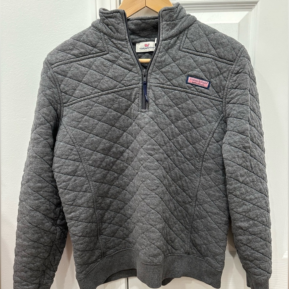 Vineyard Vines Quilted Half-Zip (M)